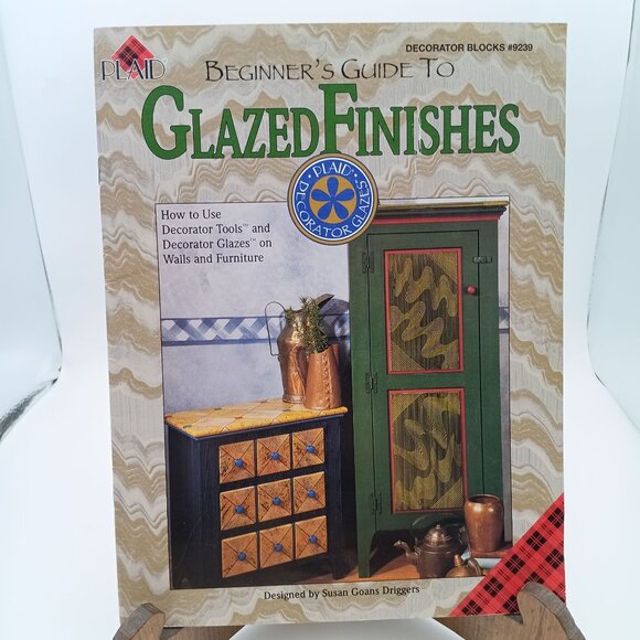 Beginners Guide to Glazed Finishes 9239 by Susan Goans Driggers 1996 Tole Painti - Picture 1 of 2